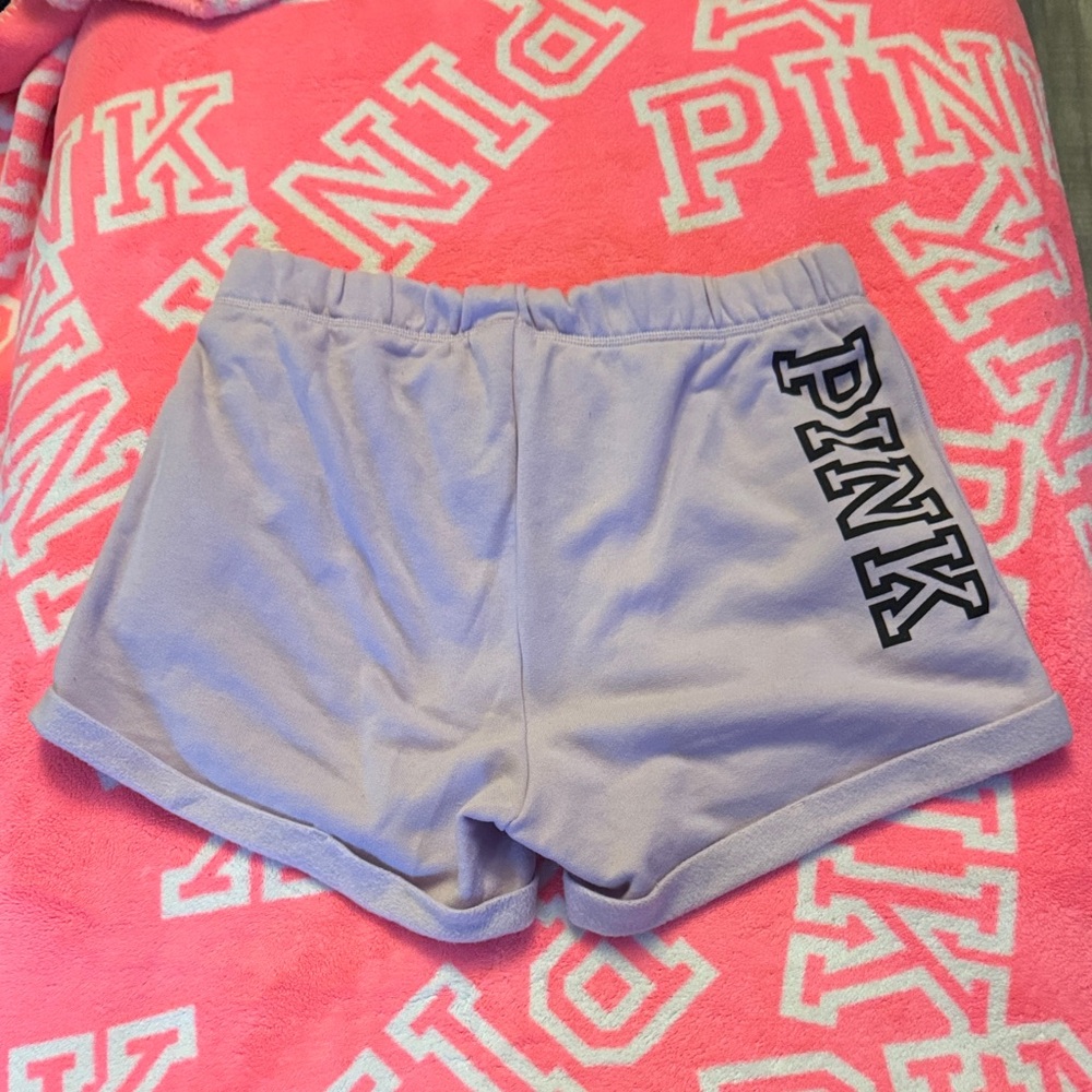 PINK Victoria's Secret Lavender Athletic Shorts